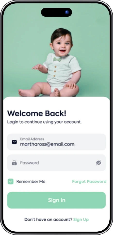 Baby Swit Swap app screen