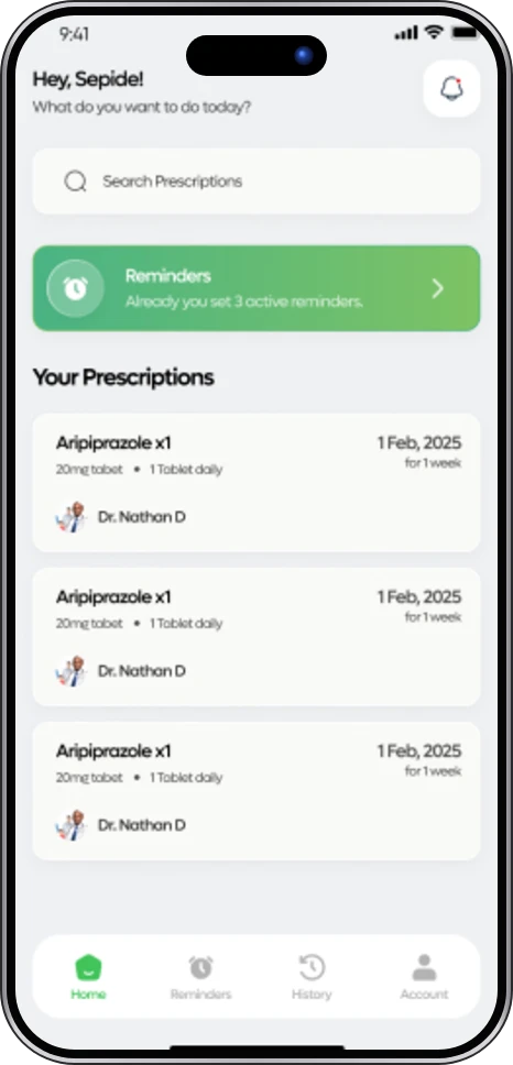 Mediko app screen